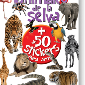 50 Stickers- Animales de la selva
