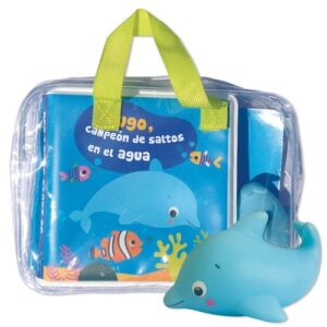 Libro de baño- Hugo, campeón de saltos en el agua