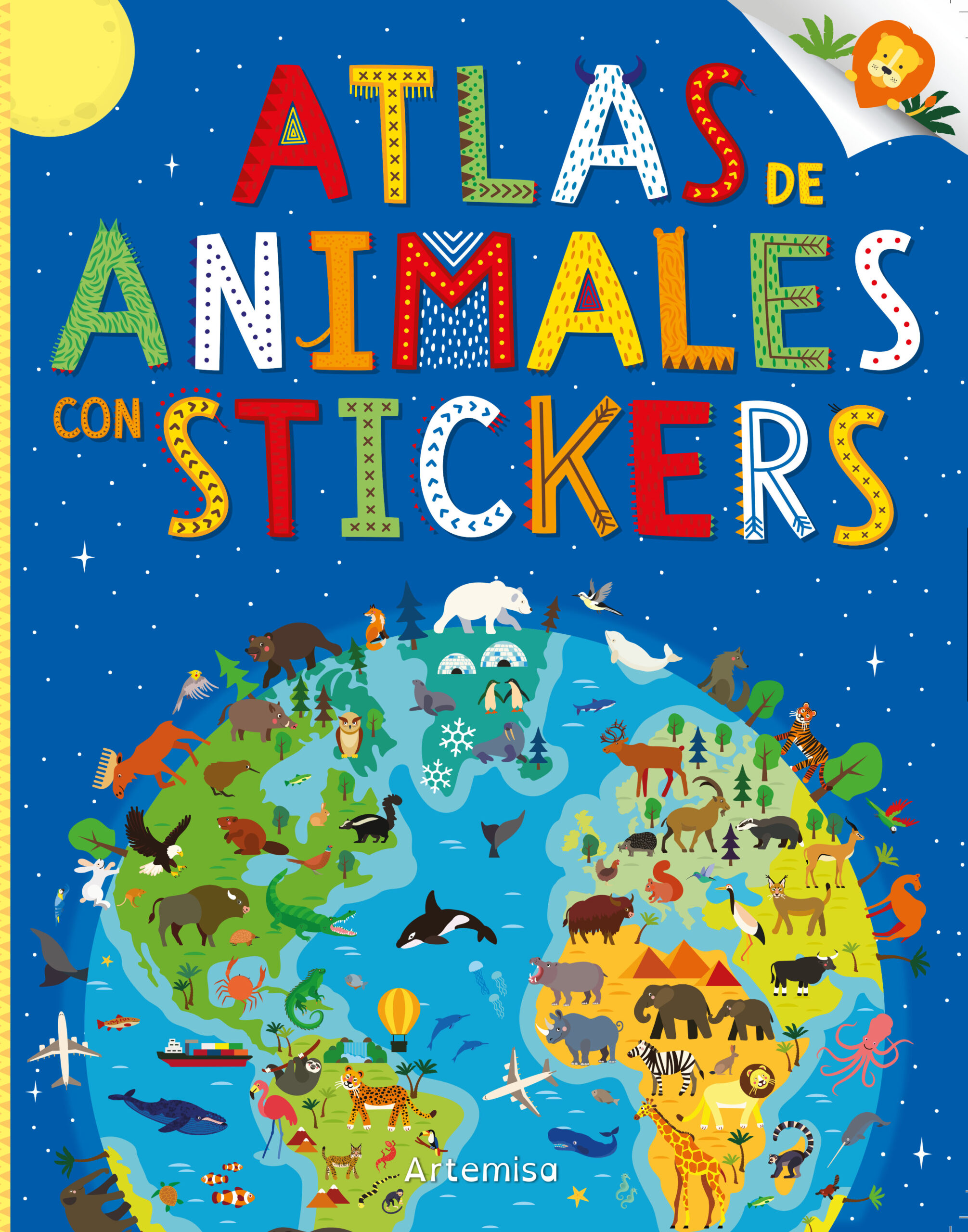ANIMALES, LIBRO DE PEGATINAS - Letras & Corcheas
