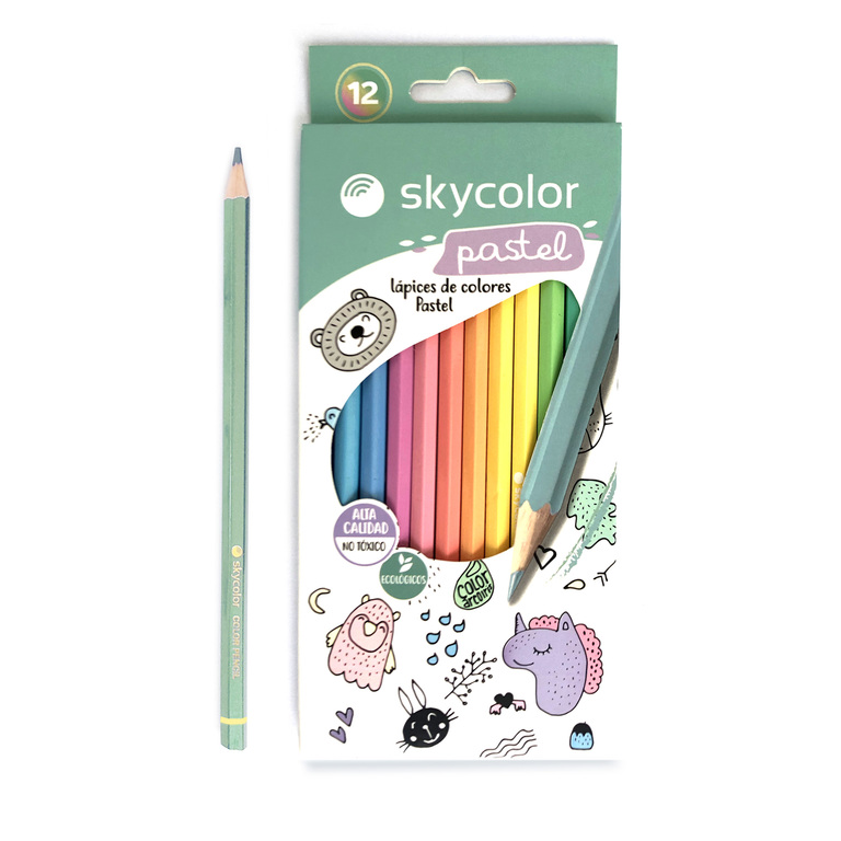 lápices pasteleros con colores y aromas naturales 3 unidades