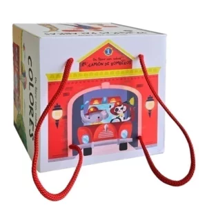 Un libro con cubos: El camión de bomberos