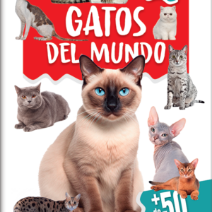 50 stickers- Gatos del mundo