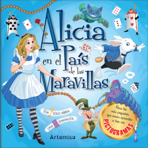 Alicia en el País de las Maravillas con pictogramas
