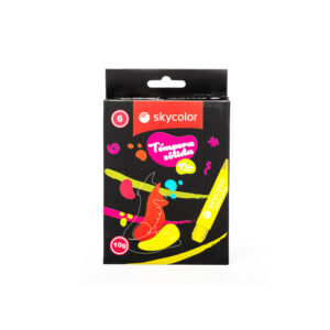 Témpera sólida x 6 Flúo