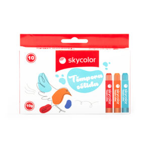 Témpera sólida x 10 Surtida