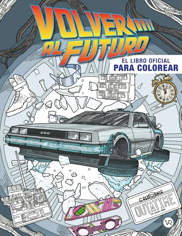 Volver al Futuro, el libro para colorear