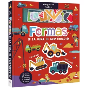 Juega con fieltro- Formas en la obra de construcción