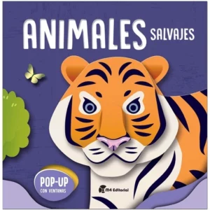 Pop up con ventanas- Animales salvajes