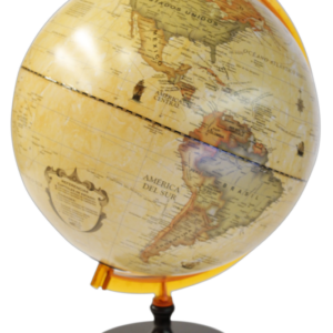 Globo Terráqueo 30cm Base de Plástico Antiguo (307AW)