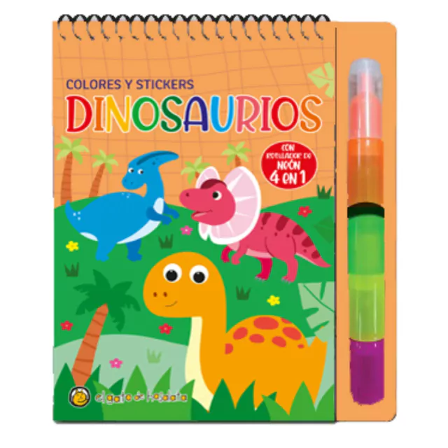 Colores 4 en 1- Dinosaurios