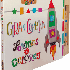 Mi primer ábaco- Gira y combina, formas y colores