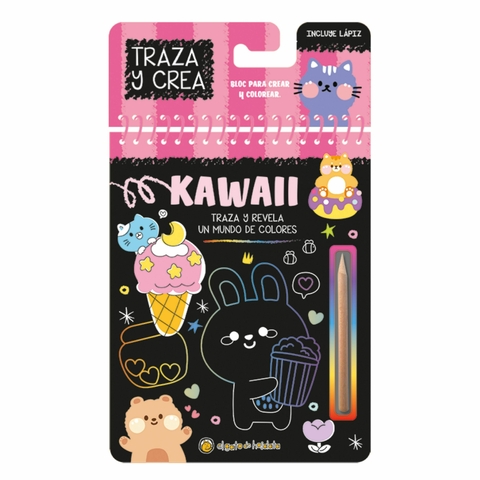 Traza y crea- Kawaii