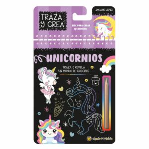 Traza y crea- Unicornios