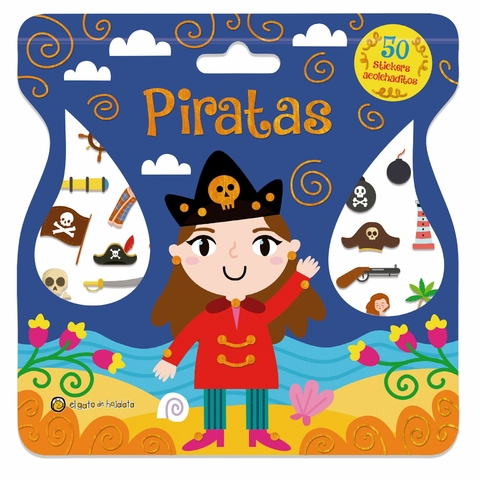 Sticker acolchaditos- Piratas
