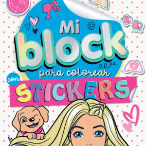 Mi block para colorear- Barbie