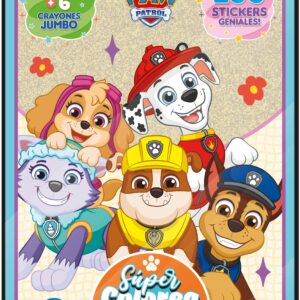Súper colorea mega- Paw Patrol