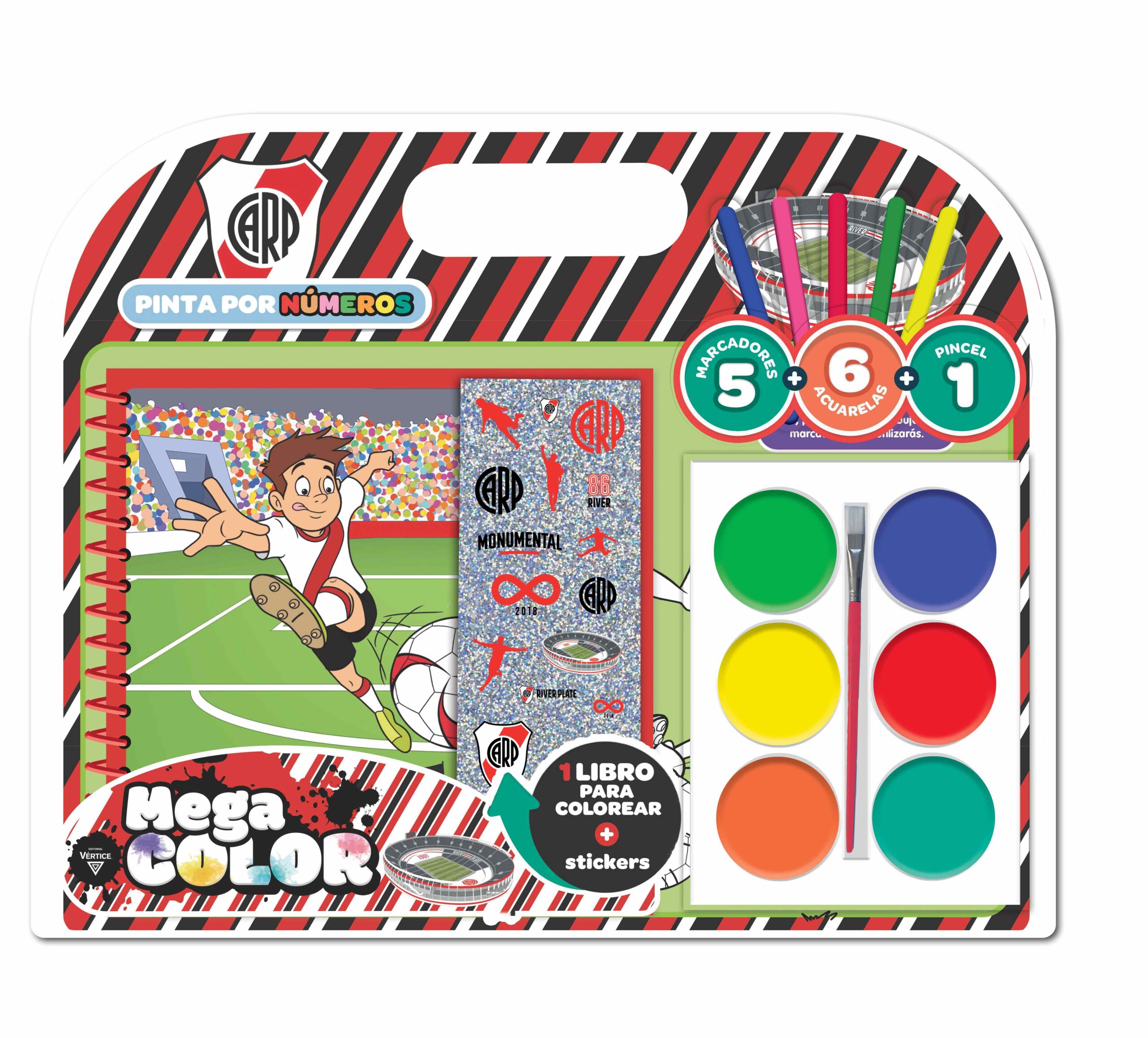 Acuarela mega color- River Plate