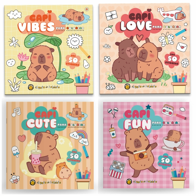 Col. Capibara para pintar