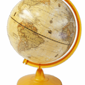 Globo Terraqueos 25cm Base de Plástico  Antiguo (257AW)