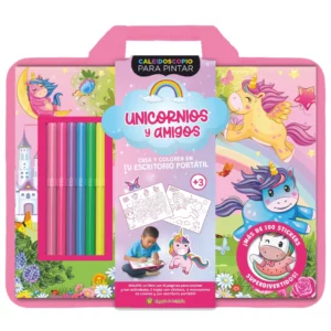 Caleidoscopio para pintar- Unicornios