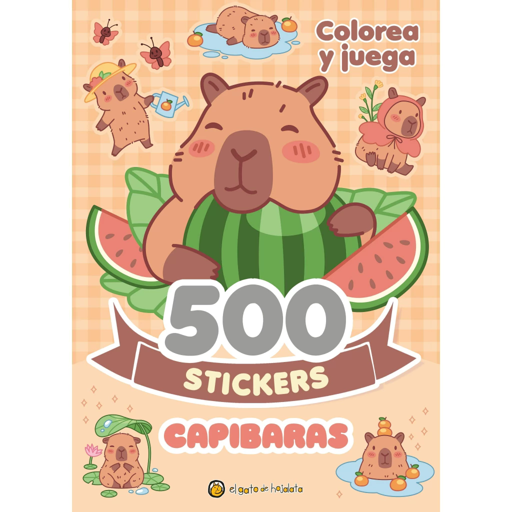 500 Stickers de Capibara