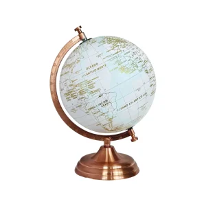 Globo Terraqueo 20cm Base Metalica politico dorado (Gold)