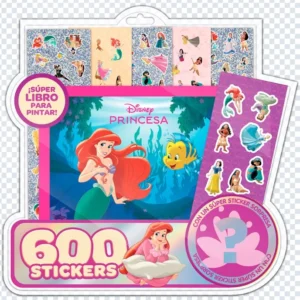 Blister 600 Stickers - Disney Princesa