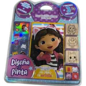 Blister Diseña y Pinta - La casa de muñecas de Gabby