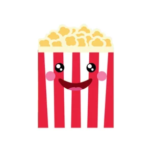 Kawaii- El popcorn divertido